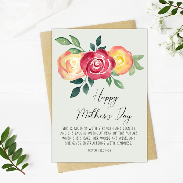Christian Mother Day Cards - Etsy