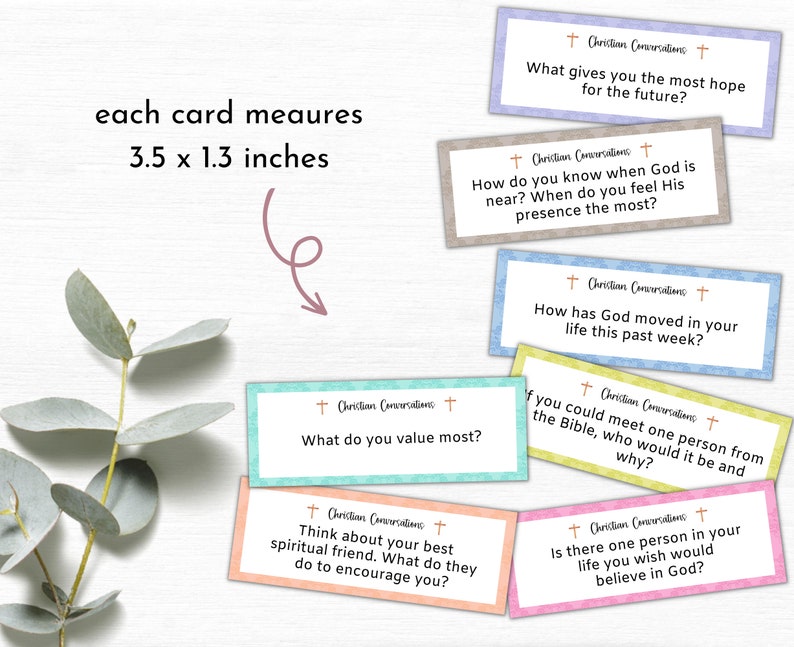 96 Christian Conversation Starters Christian Conversation Etsy