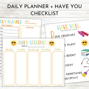 Summer Planner for Kids | Summer Reading Trackers for Kids | Summer ...