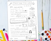 Summer Camp Letter Template, Fill in the blank Camp Letter, Summer Camp Letter to Parents, Summer Camp Kid's Letter, Camp Note Printable