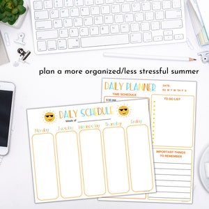Summer Planner for Kids | Summer Reading Trackers for Kids | Summer ...