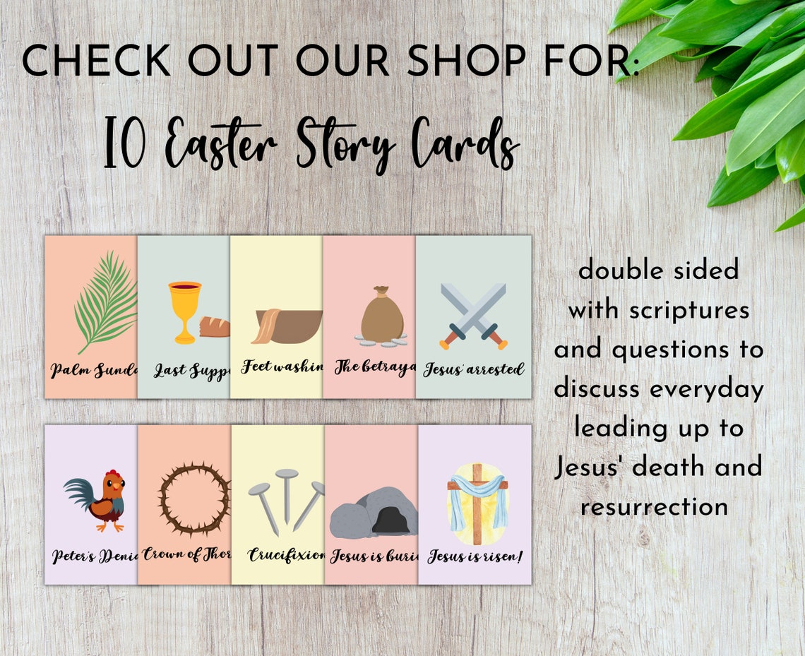 Christian Easter Placemat Activities Easter Placemat Etsy