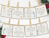 Kids Nativity Advent Calendar Printable | Advent Calendar for kids | Christmas Advent Scripture Cards | Nativity Scene Bible Scriptures