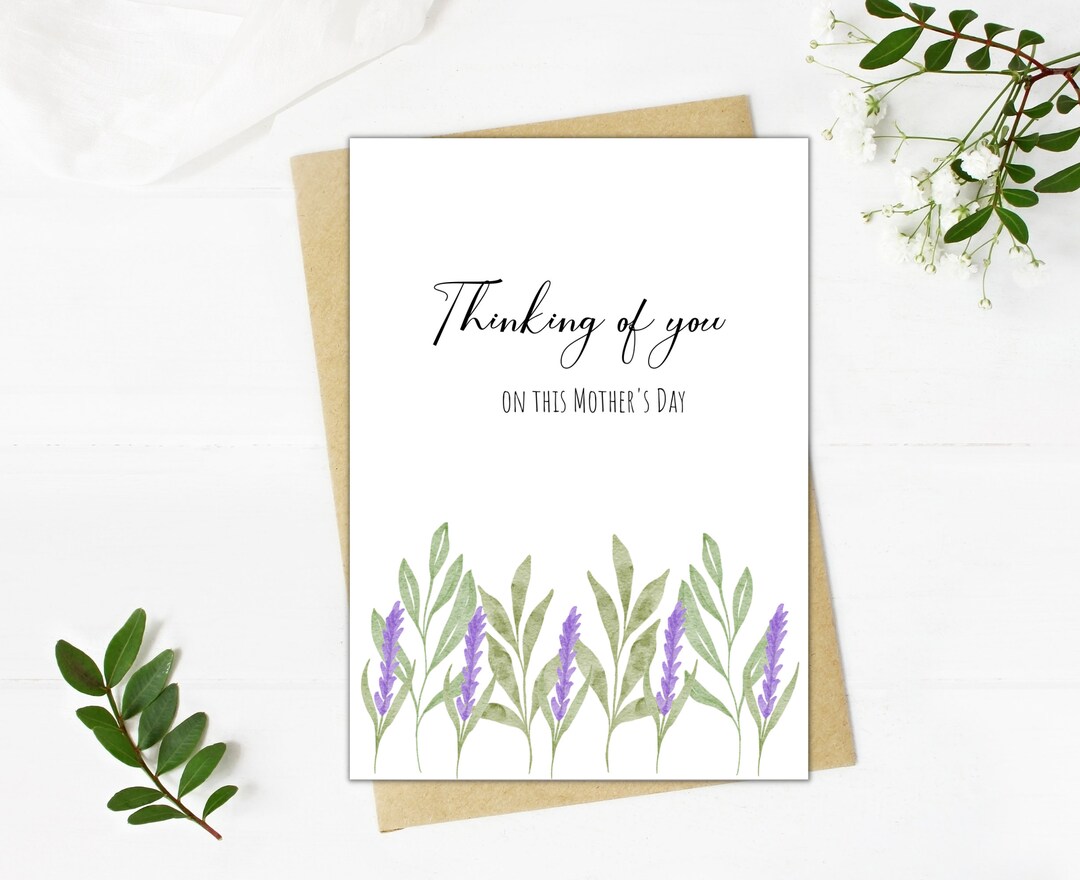 Thinking of You on Mother's Day Card | Sympathy Mother's Day Card ...