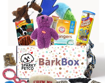 barkbox felt toy bin