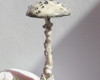 Realistic Mushroom Stick for Plant Flower Pot, Garden Decor Accessories