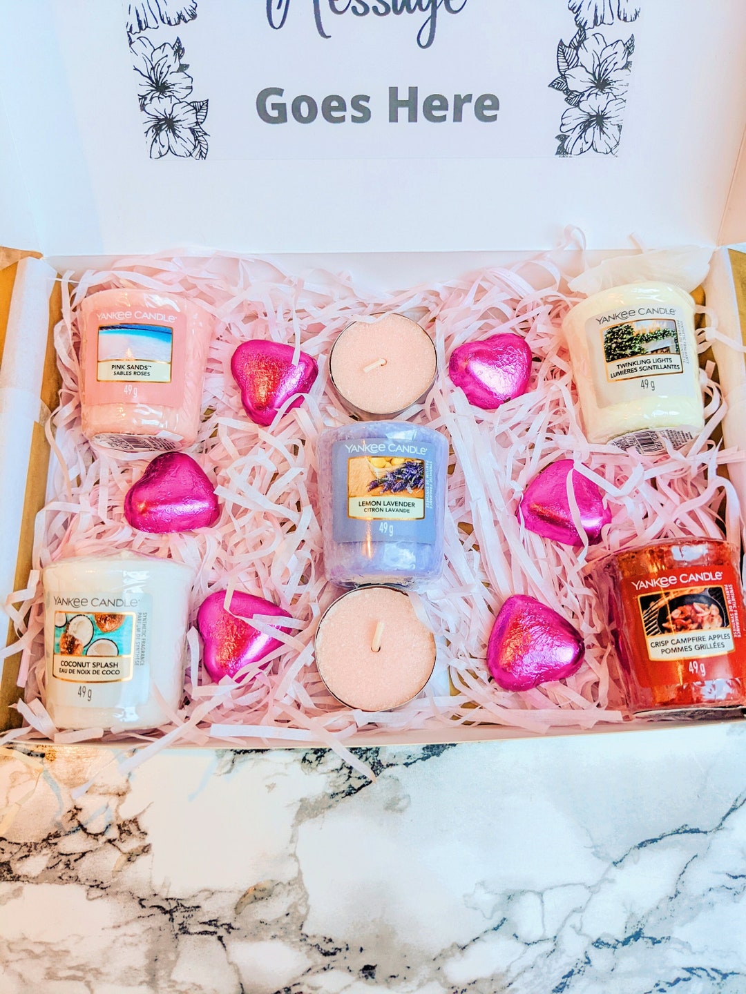 Personalised Yankee Candle Gift Box Candles Gift Gift for Her Gifts for