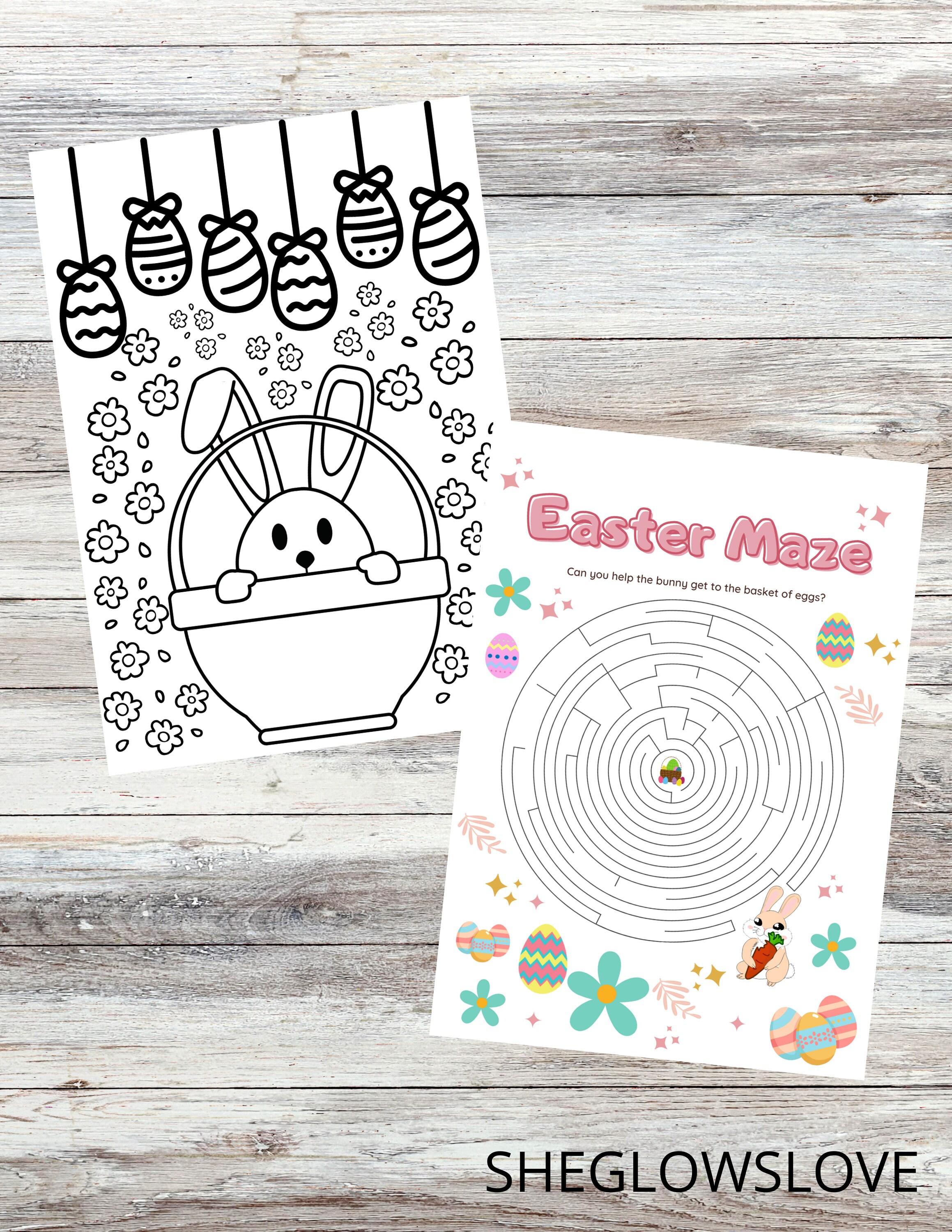Printable Easter Coloring Pages for Kids, Easter Coloring & Activity ...