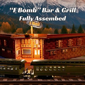 N & Z Scale Assembled Bar and Grill - Gift-Ready Railroad Structure  Iron Horse Hobbies Exclusive