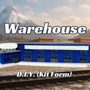 Warehouse Scale Model Kit - Video Assembly Guide - T (1/450), 1/330, Z (1/220), 1/144, N (1/160), HO (1/87) -  Gift Idea