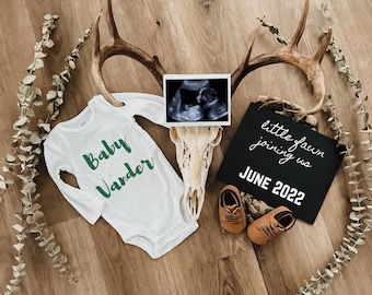 Digital Pregnancy Announcement/Social Media/Hunting Baby Announcement/Pregnancy Reveal/Gender neutral Announcement/Authentic Announcement