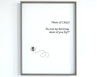 Winnie the Pooh Quote Print, Nursery Wall Art (Digital Download)