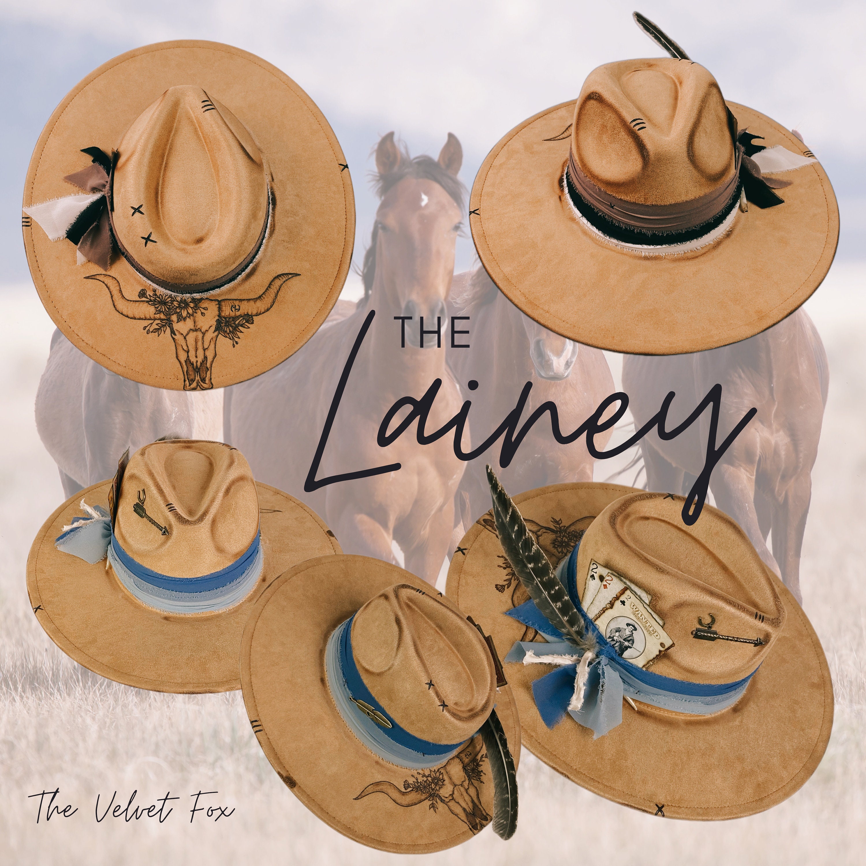 Lainey Wilson Concert Wide Brimmed Cowgirl Hat
