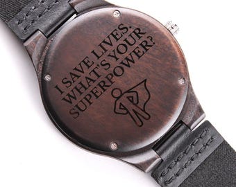 Cadeau docteur drôle, montre d'humour médical, cadeau pour homme médecin, cadeau pour personnel hospitalier