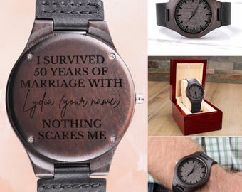 Funny 50th Anniversary Gifts for Husband, 50 Year Anniversary Gift, 50 Years of Marriage, Golden Wedding Anniversary, Golden Anniversary
