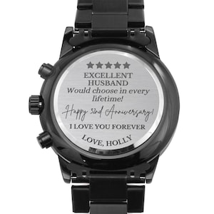 Unique 32nd Anniversary Gift for Him, 32nd Anniversary, 32 Year, 32nd Wedding Anniversary Gift for Him, Anniversary Watch for Husband