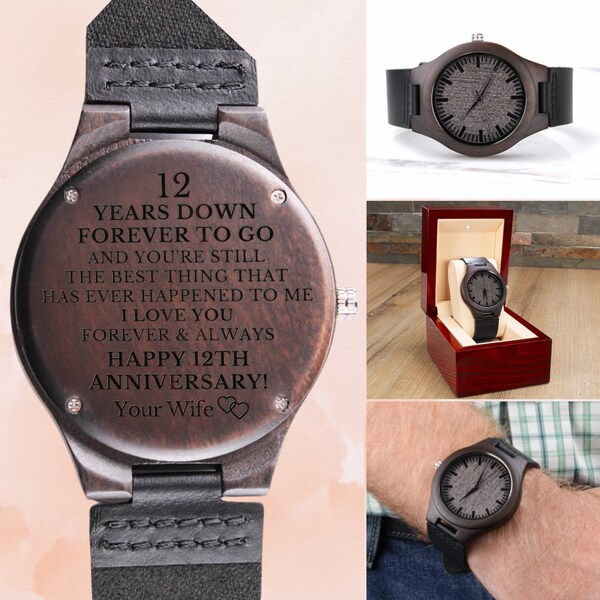 12 Year Wedding Anniversary Gift Husband 60  Gift Ideas for 2024