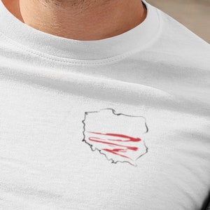 Polish T-shirt | Map of Poland | Polska koszlka | Outline of Poland | Polska Mapa | Mapa Polski | Polish Map