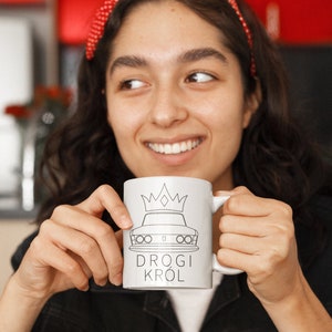 Polish mug for a gearhead | Fiat 125p | Kubek z samochodem | Mug with a car | Funny mug | Smieszny kubek | Polish mug | Drogi Krol