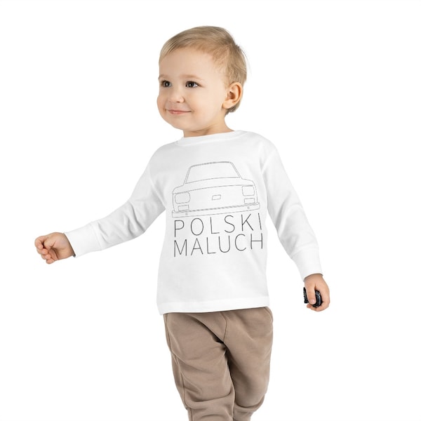 Polish Toddler Boy Tee  | Fiat 126p | Koszulka dla chlopca | T-shirt with a funny Polish car | Koszulka z samochodem | Polski Maluch