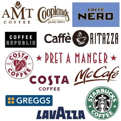 Popular Coffee Brands Logos