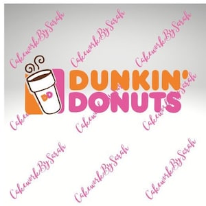 Dunkin Donuts, Dunkin Donuts Svg, Logo, Fast Food, Dunkin, Donuts, Donut, Doughnuts, Coffee, Clipart, Clipart Svg, Cricut