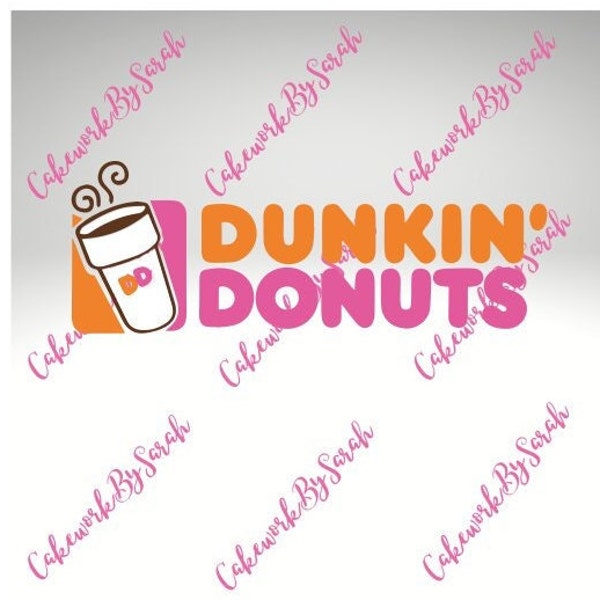 Dunkin Donuts, Dunkin Donuts Svg, Logo, Fast Food, Dunkin, Donuts, Donut, Doughnuts, Coffee, Clipart, Clipart Svg, Cricut