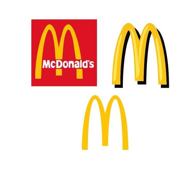 専用　　　マクドナルド ハッピーミールのロゴが描かれた看板 マクドナルド、マクドナルド SVG、マクドナルド、マクドナルド SVG