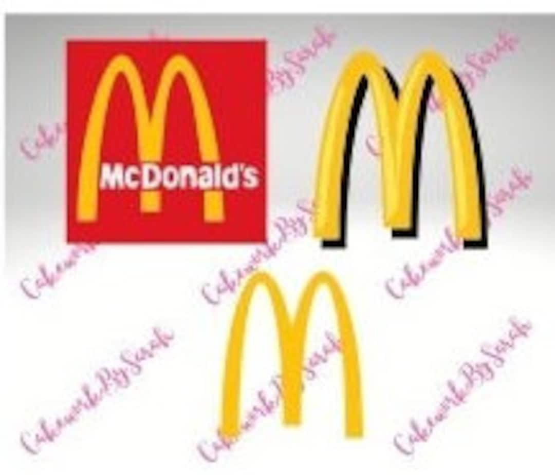 専用　　　マクドナルド ハッピーミールのロゴが描かれた看板 マクドナルド、マクドナルド SVG、マクドナルド、マクドナルド SVG
