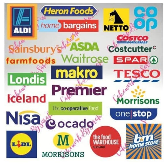 supermarkets logos