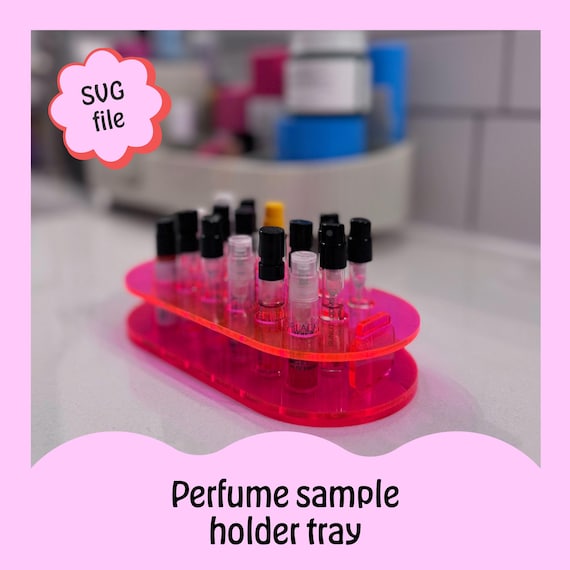 Laser Cut Perfume Sample Holder SVG File – Acrylic Organizer (3mm) (Digital Download)
