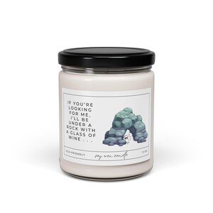 Soy Candle, Wine Candle, Gift for Wine Lovers, Funny Candle, Home Decor, Aromatherapy Candle, Women&#39;s Gift, Men&#39;s Gift