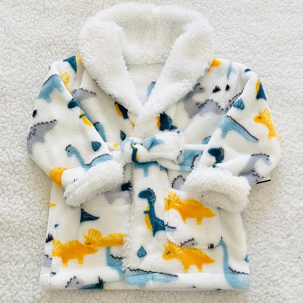 Baby Bath Robe Elephant Etsy