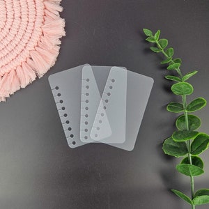 Set of 3, Coil Notebook Bookmark, Frosted Plastic, Divider Insert, School, Student, College, Mead, Five Star, Organizing, Organization