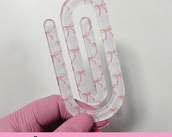 Jumbo Paperclip, Bookmark, Gift Idea for Teacher, Girl, Mom, Family, Friends, Cute Office Organization, Notebooks, Birthday, Christmas