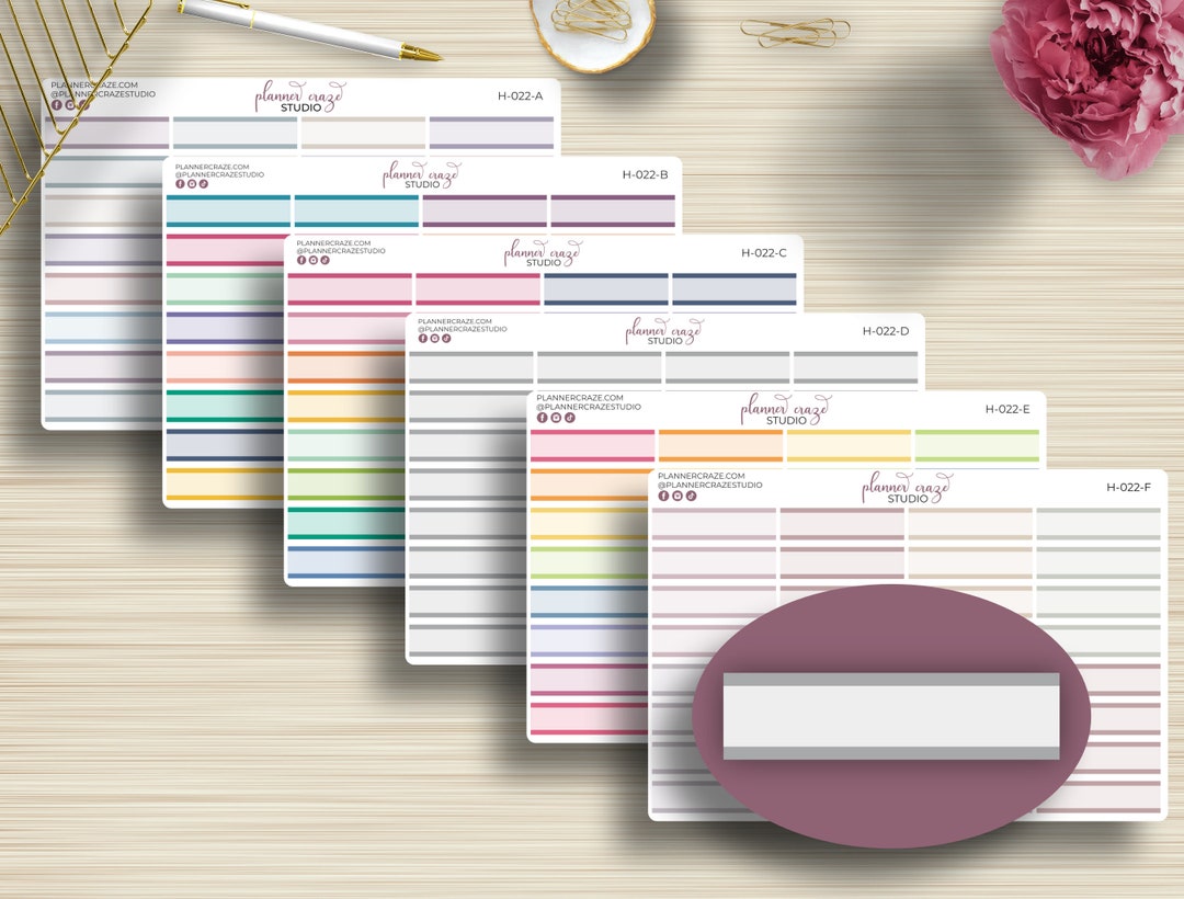 Blank Headers, Planner Stickers, 2 Toned Basic Labels, Events, Planning ...