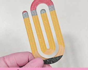 Jumbo Paperclip, Bookmark, Gift Idea for Teacher, Girl, Mom, Family, Friends, Cute Office Organization, Notebooks, Birthday, Christmas