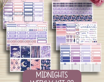 Weekly Planner Stickers, Planning, EC, Labels, Erin Condren Life Planner, EC, Vertical, Happy Planner, Functional, Plum Paper, WK-033