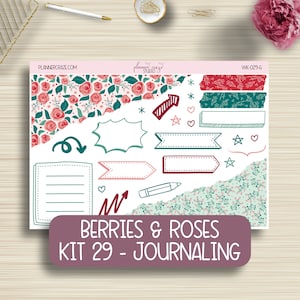 Journaling Stickers, Planning Sticker, Bullet Journal, Erin Condren, Plum Paper, Happy Planner, Functional, WK-029