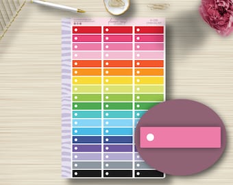 Checklist Planner Stickers, Reminder, Header, Erin Condren Life Planner, EC Vertical, Hourly, Happy Planner, Sticker Sheet, Plum Paper