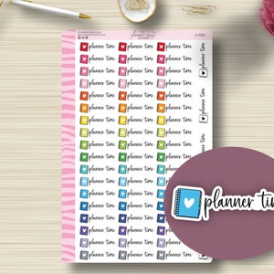 Planner Time Stickers, Scripts, Event, Reminder, Tracker, Planning Sticker, EC, HP, Any Planner, Functional, S-035