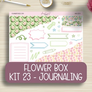 Journaling Stickers, Planning Sticker, Bullet Journal, Erin Condren, Plum Paper, Happy Planner, Functional, WK-023