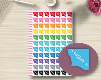 CUSTOM Corner Planner Stickers, Monthly Reminder, Functional, Planning, ECLP,  EC, Happy Planner, Sticker Sheet, C-020