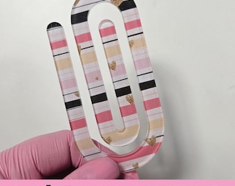 Jumbo Paperclip, Bookmark, Gift Idea for Teacher, Girl, Mom, Family, Friends, Cute Office Organization, Notebooks, Birthday, Christmas