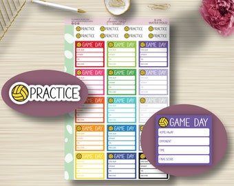 Water Polo Game Day, Planner Sticker, Practice Scripts, Stickers, Planning, Sports, High School, College, ECLP, Happy Planner, B-016