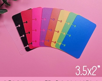 Discbound Planner Bookmark, Frosted Plastic, Divider Insert, Happy Planner, Disc, Divider, Page Marker