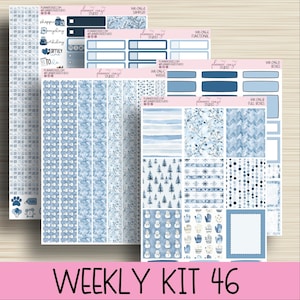 Weekly Planner Stickers, Planning, EC, Labels, Erin Condren Life Planner, EC, Vertical, Happy Planner, Functional, Plum Paper, WK-046