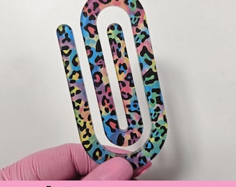 Jumbo Paperclip, Bookmark, Gift Idea for Teacher, Girl, Mom, Family, Friends, Cute Office Organization, Notebooks, Birthday, Christmas