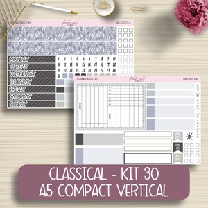 Compact Vertical, Weekly Planner Stickers, Planning, Labels, Erin Condren Life Planner, EC, Happy Planner, Functional, Plum Paper, KIT-030