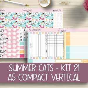 Compact Vertical, Weekly Planner Stickers, Planning, Labels, Erin Condren Life Planner, EC, Happy Planner, Functional, Plum Paper, KIT-021
